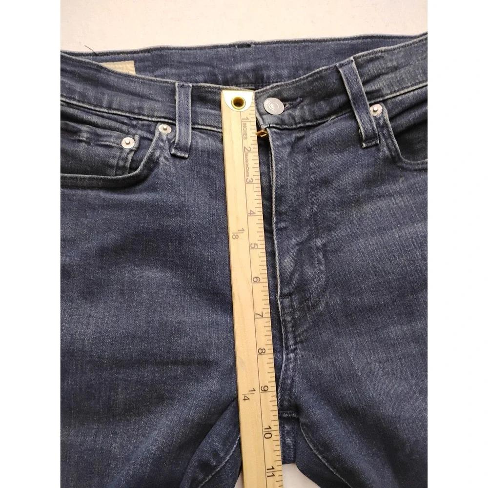 Levis 511 Jeans Mens 31x32 Indigo Slim Fit Stretch Dark Wash Denim Premium